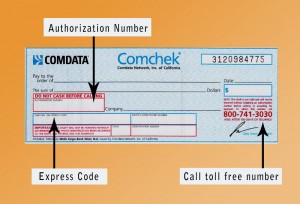 Comchek Blank Instructions