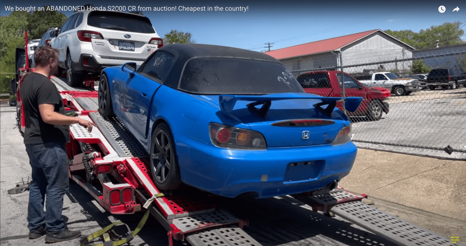 Honda S2000 CR, Shipped from Auction to Customer in less than 10 Days