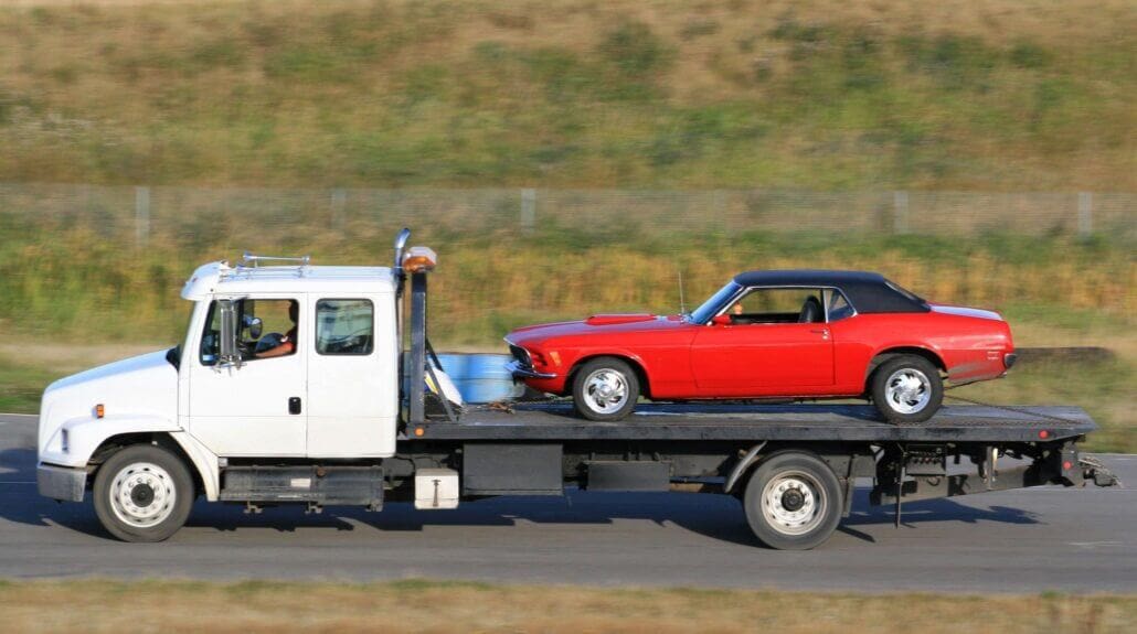 Tow Your Car With a Moving Company Truck